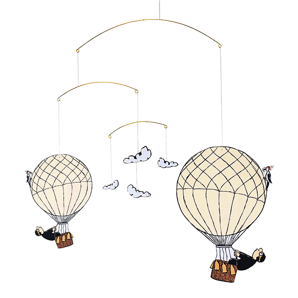 Mobile: Der Ballonfahrer (Karton)